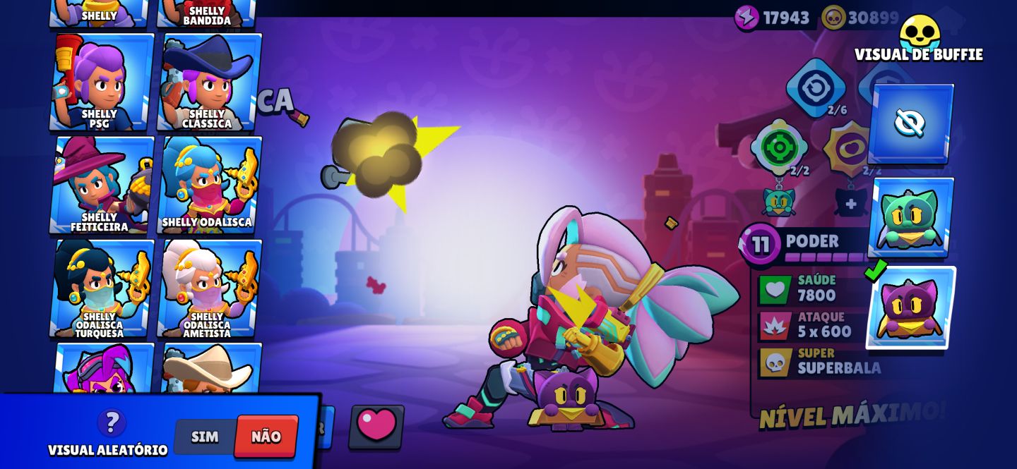 Conta Brawl full skins mais conta mo.co upada