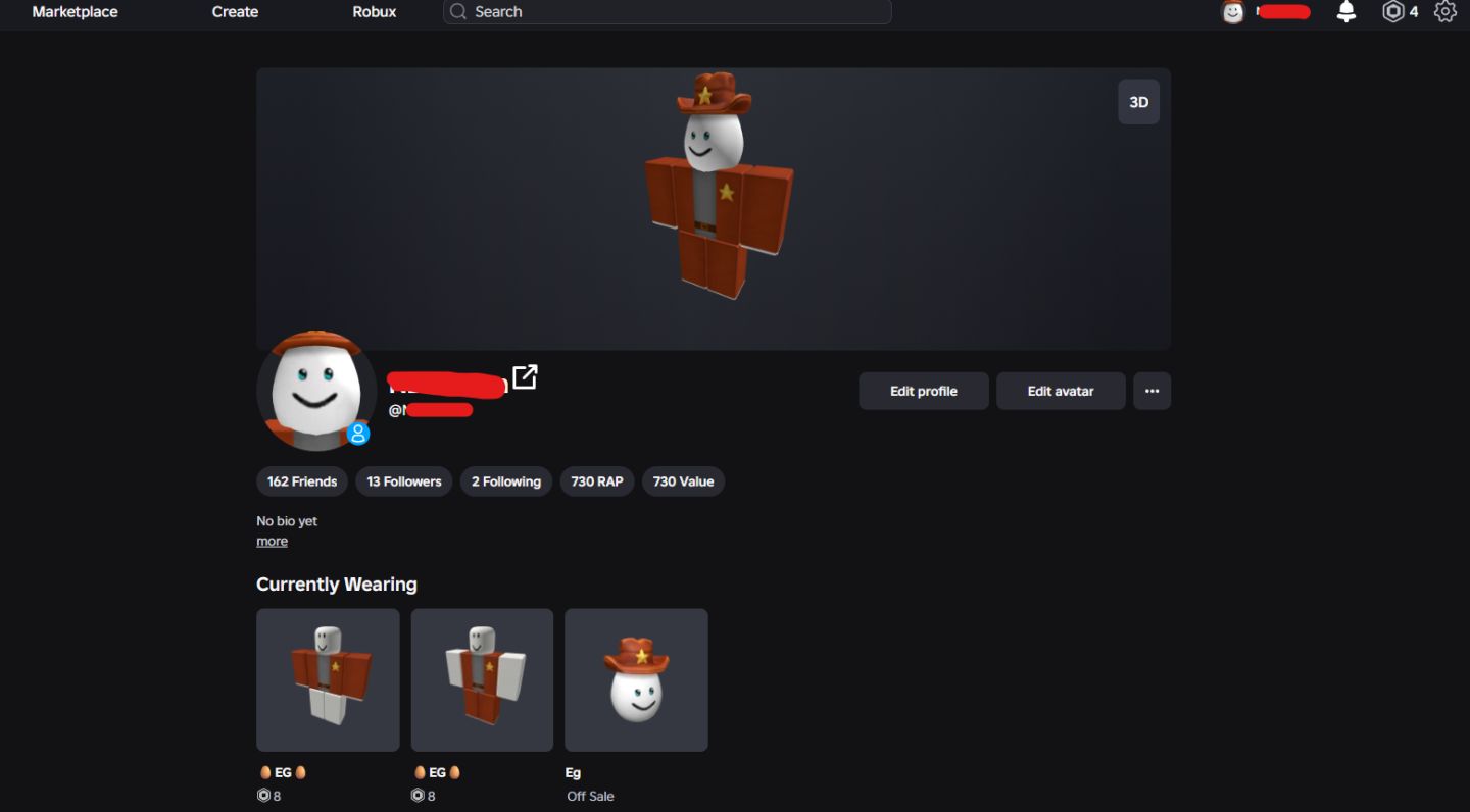CONTA ROBLOX ANTIGA 2019 COM WICKED EGG OF CALAMITY + 25 OFFSALES [UNVERIFIED]