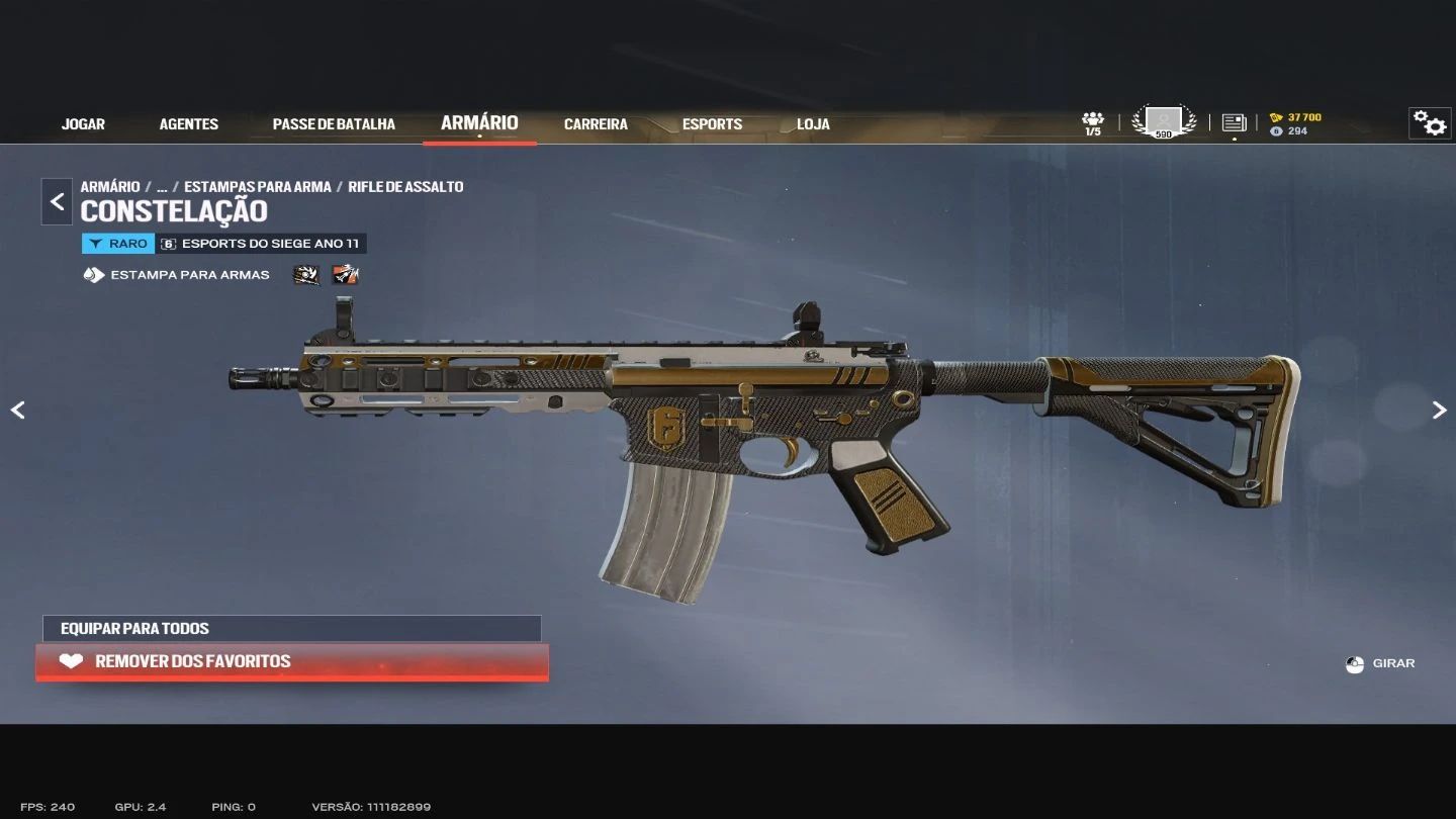 Conta R6 com 03 Champions / 1 Geleira / 05 Corridas / 40 Elites / Faixas Cromo