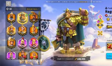Conta Rise of Kingdoms 43 milhões de poder