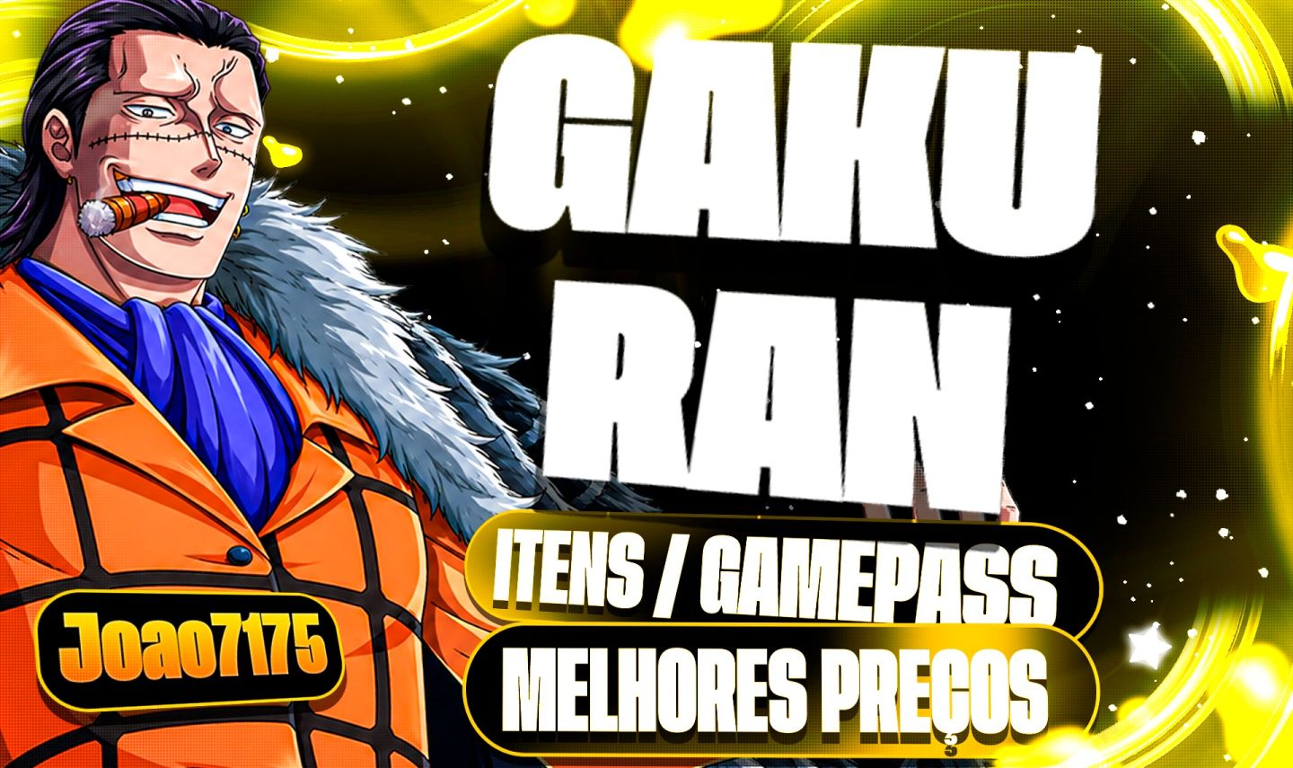 GAKURAN ROBLOX (GAMEPASS PASSES / RERROLS / MONEY / CASH / YEN)