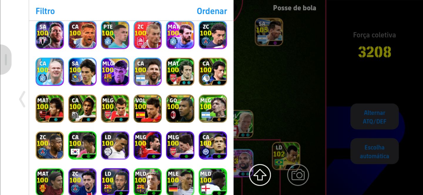 Conta efootball top com os melhores jogadores