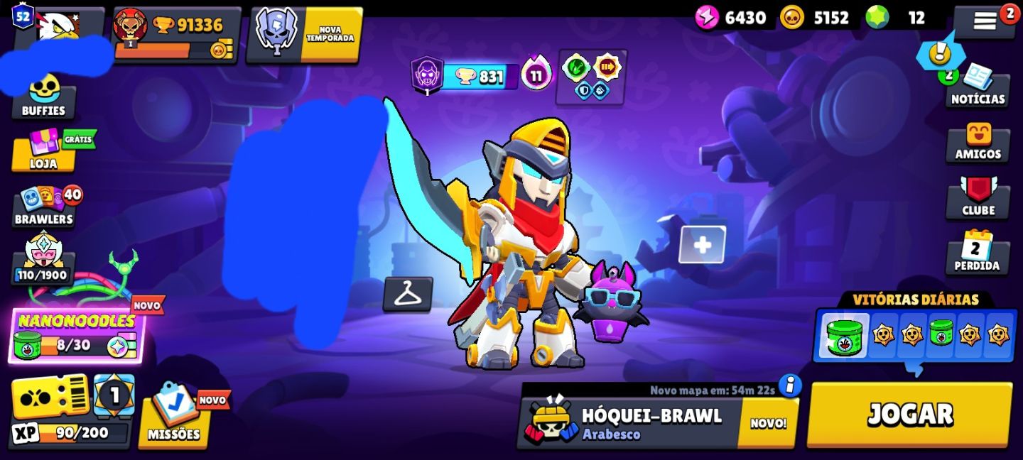 CONTA 91K TROFÉUS | 103/104 BRAWLERS | PRESTÍGIO 52 | FULL SKINS