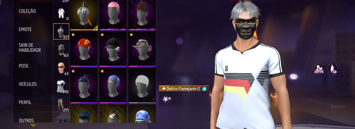 CONTA DE FREE FIRE GEMADA