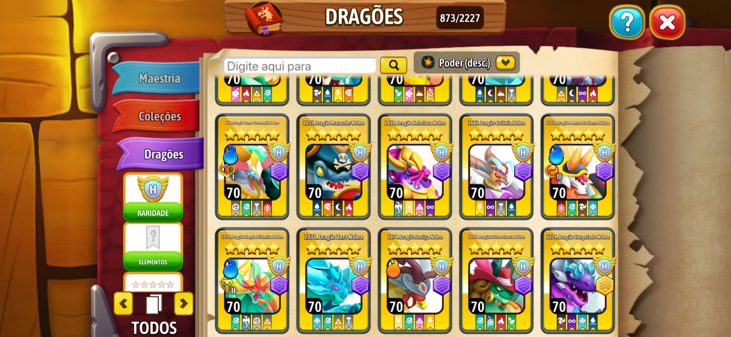CONTA TOP DRAGON CITY - 5,28 MILHÕES DE GEMAS!