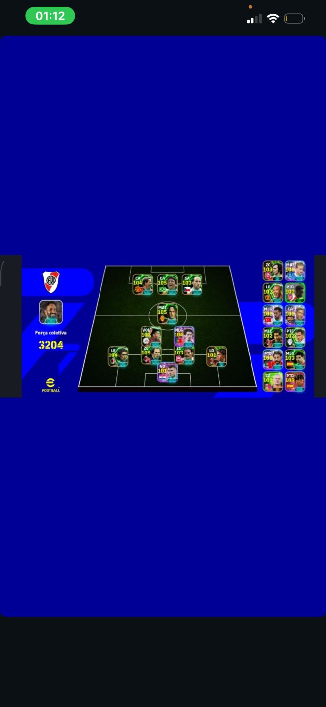 CONTA eFOOTBALL 2026 | FORÇA 3204 | ELENCO 100+