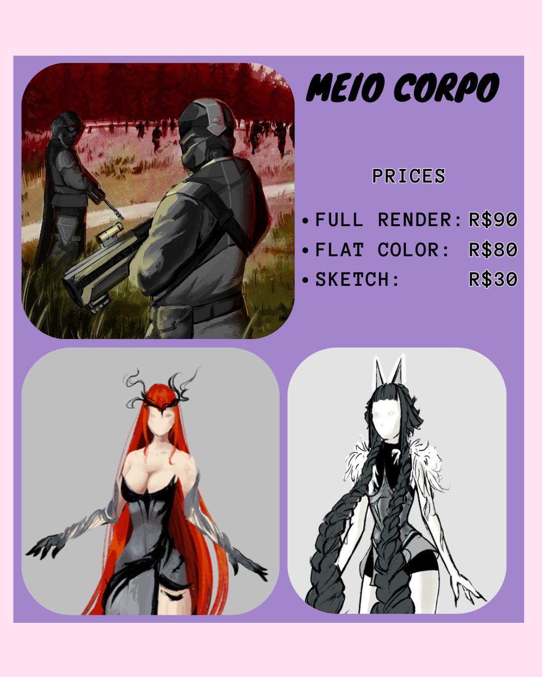 COMISSOES(ilustrações/designs)