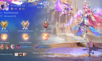 Conta de moba para main fadas e magos