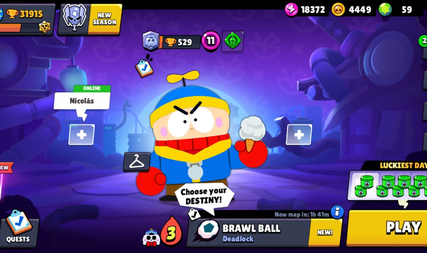 CONTA SUPERCELL(BRAWL/CLASH,ROYALE E CLANS))
