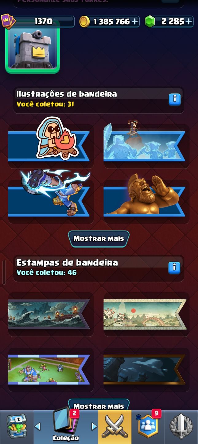 Conta clash royale