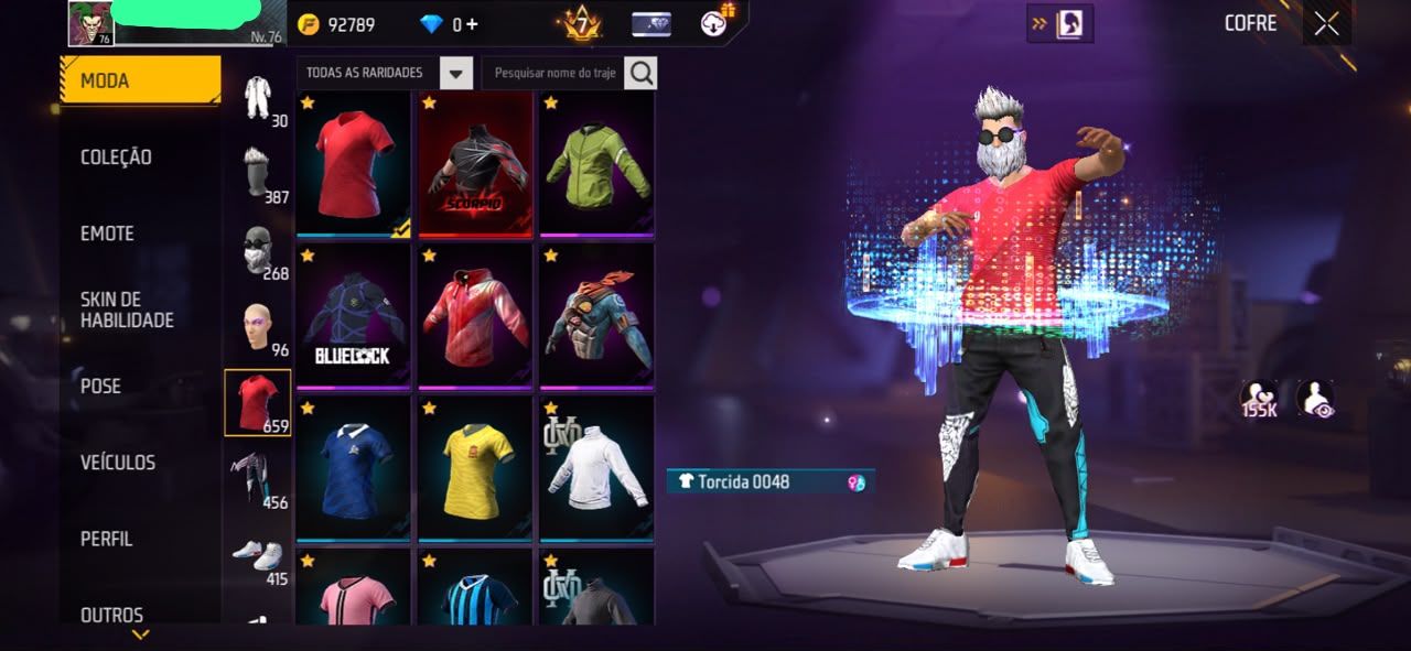 [PROMOÇÃO] CONTA DE FREE FIRE GEMADA E RARA!