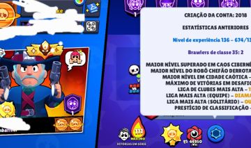 Conta de brawl strars 2018++