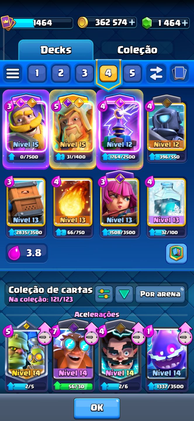 CONTA CLASH ROYALE À VENDA | 9K+ TROFÉUS | 12 EVOLUÇÕES | FULL CARTAS!