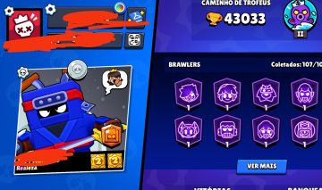 Conta com Passe antigo e muito top,acompanha uma de Clash com mais de 10k troféu