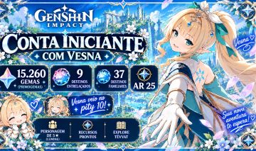 Conta Iniciante Vesna + Personagens 4 Estrelas