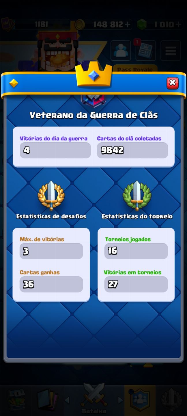 EMBLEMA 9 ANOS DE JOGO | 6.823 TROFÉUS(Arena 18) | Conta Clash Royale