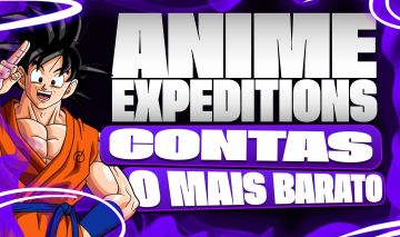 ANIME EXPEDITIONS AS MELHORES CONTAS | GEMAS, LEVELS E REROLLS | MENOR PREÇO