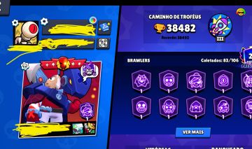 Conta Brawl Stars 2019 38,5K 83 Brawlers 25 Power 11 Nível 181