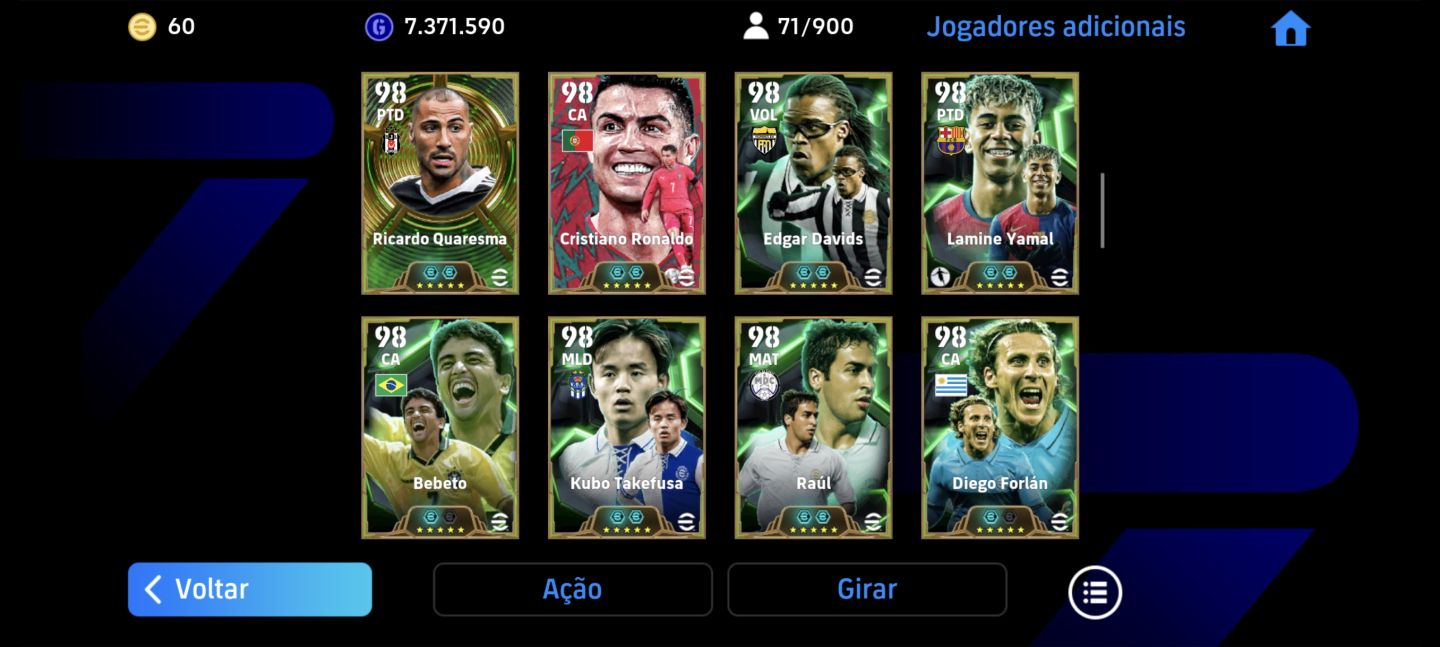 Conta Efootball Recheada Mobile