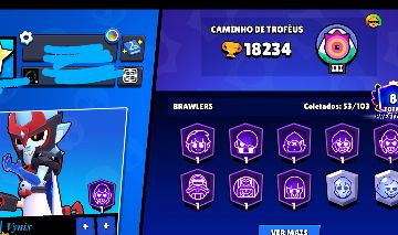 Conta de brawl stars, muito boa para iniciar bem