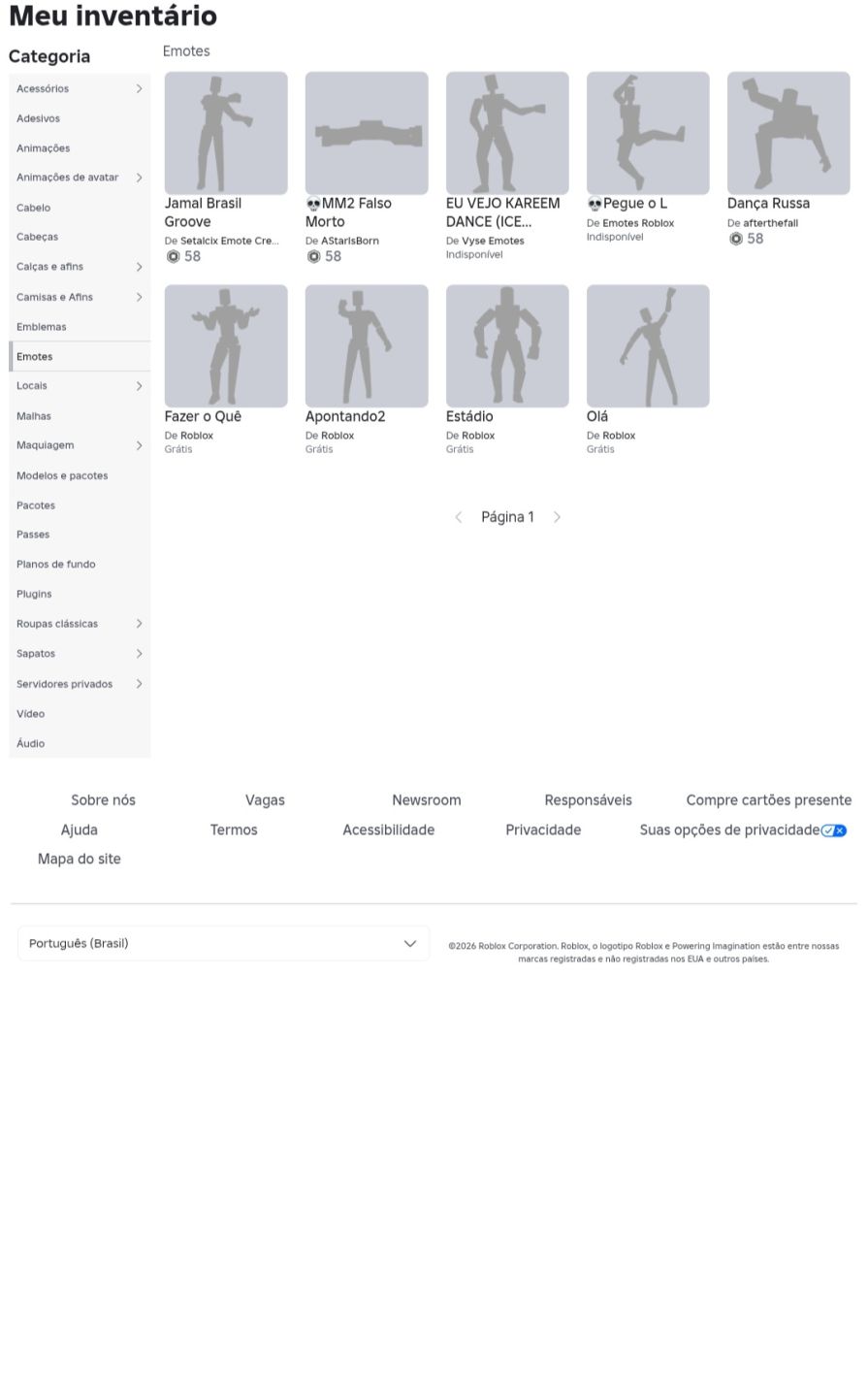 Conta de Roblox Upada e com diversas skins!!