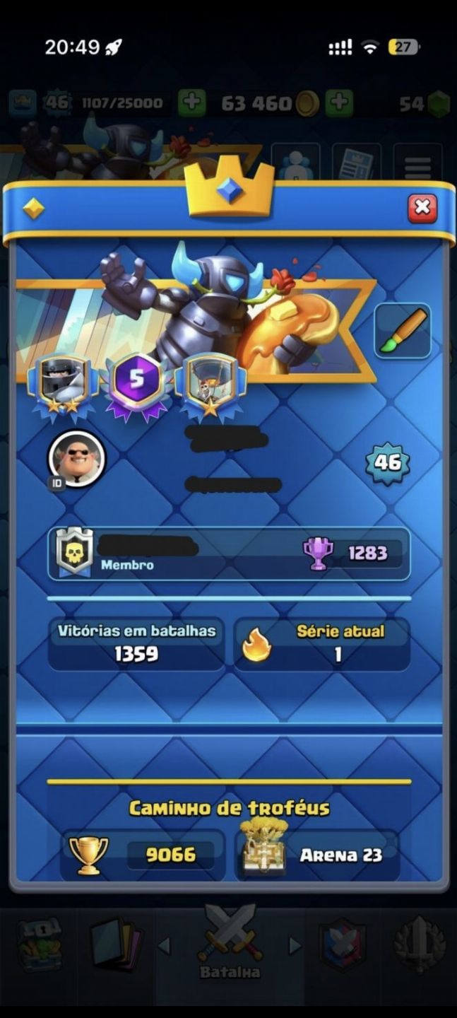 Conta de Clash arena 23 full