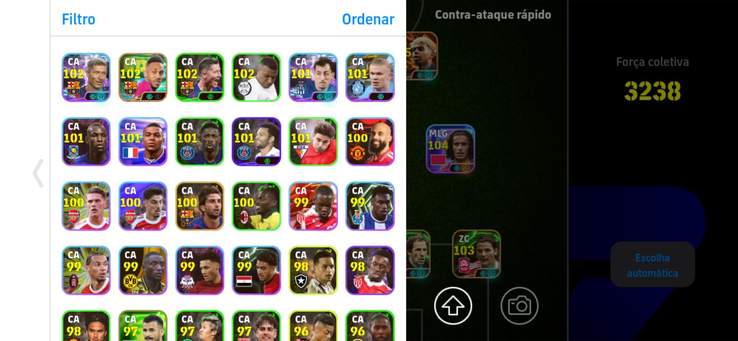CONTA DE EFOOTBALL top com 2 blitz culer top raros