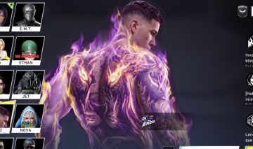 Contas Blood Strike com skin do Enzo Fernandes entre outras