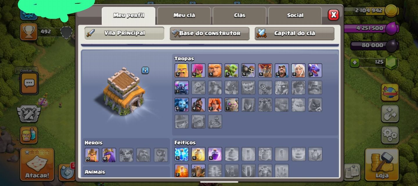 Clash of clans as melhores contas ( ACESSO PERMANENTE)