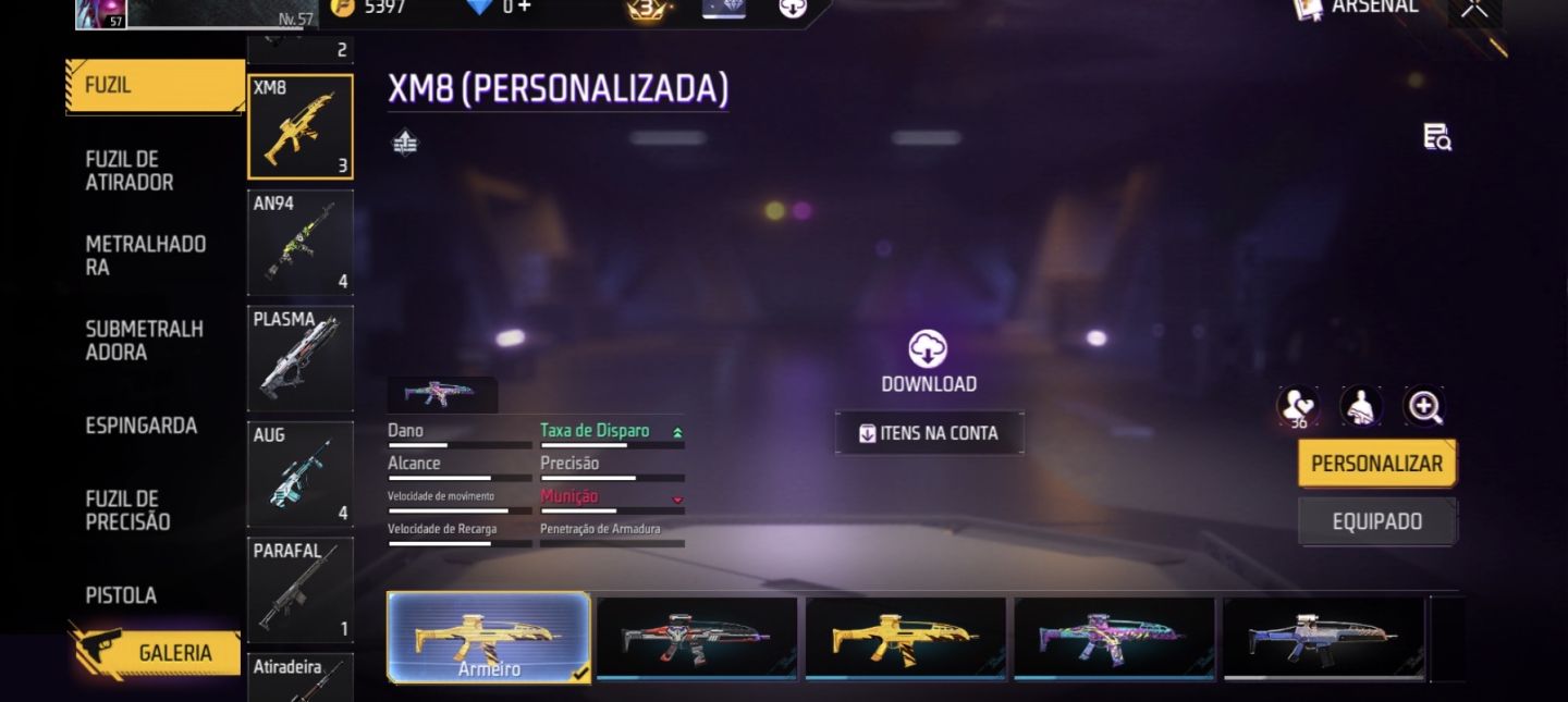 Conta free fire para AP