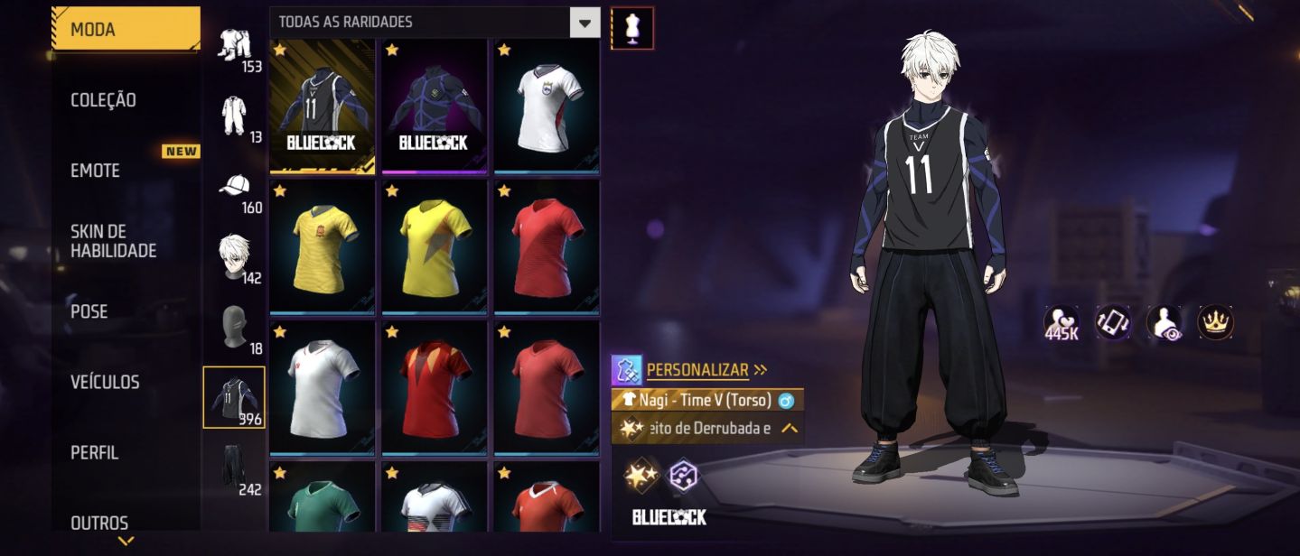 Conta Free Fire - Prime 6