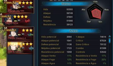CONTA SERVIDOR S851 - TOP25 1KK600 DE FORÇA + NARUTO VALE