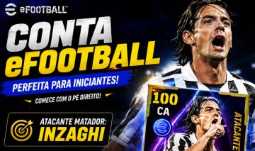 CONTA INICIANTE EFOOTBALL PS4 COM INZAGHI