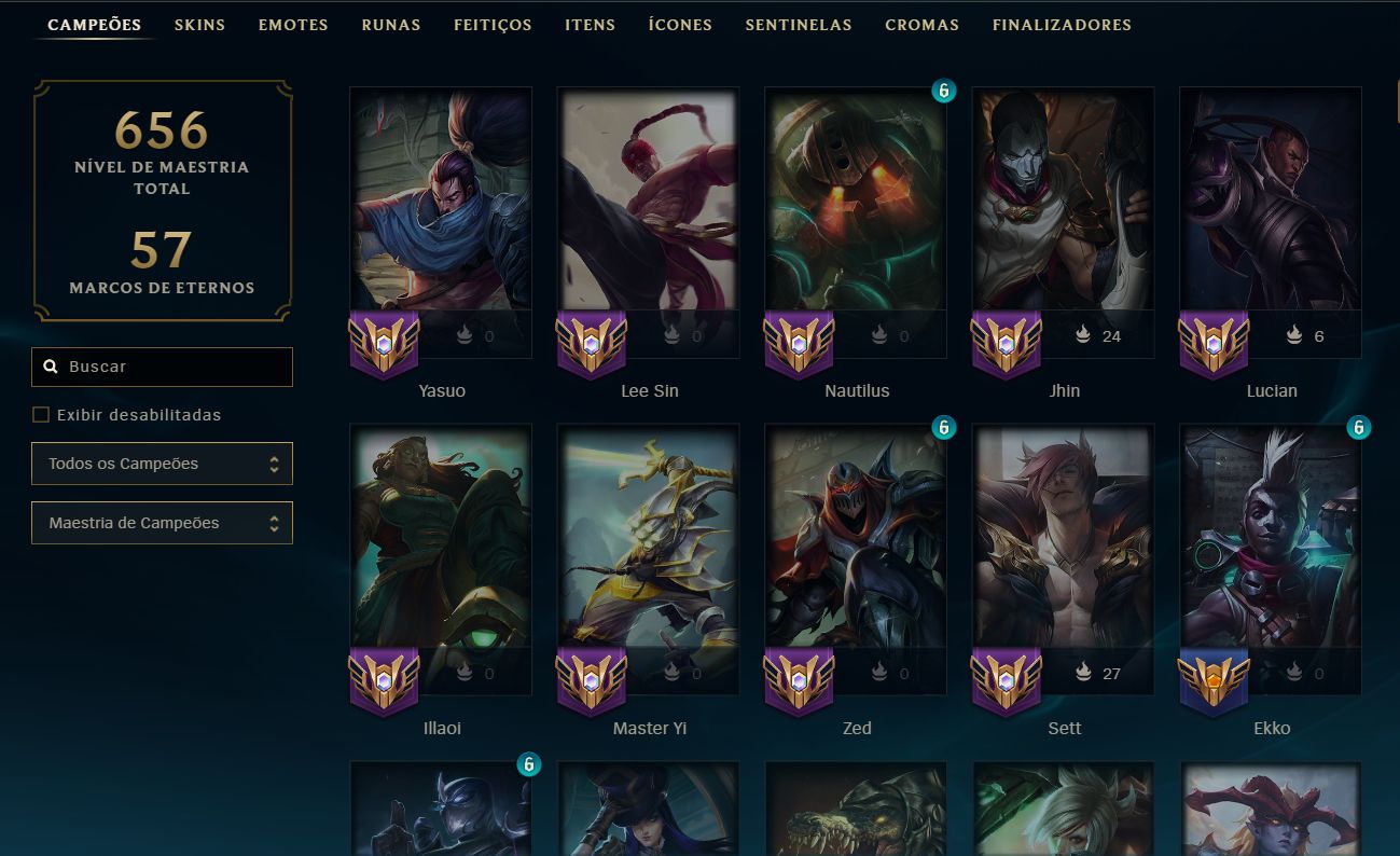 CONTA LOL BR | FULL ACESSO + EMAIL | 140 SKINS | TODOS CAMPEÕES | LVL 247