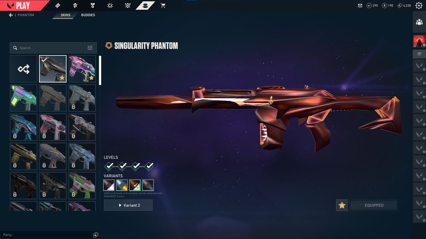 Valorant | Várias Skins Vandal/Phantom + Facas & Cards Exclusivos | Full Acesso