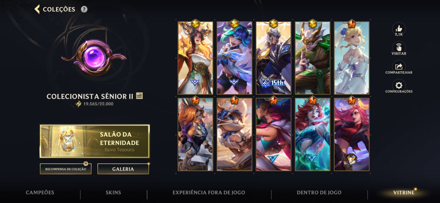 CONTA WILD RIFT -90 SKINS|4 PRESTÍGIO/PRIMOROSA|JARVAN IV MÍTICO | ELITE COLEÇÃO
