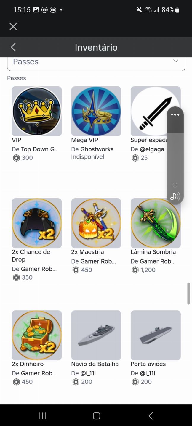 CONTA ROBLOX GASTO +20K ROBUX