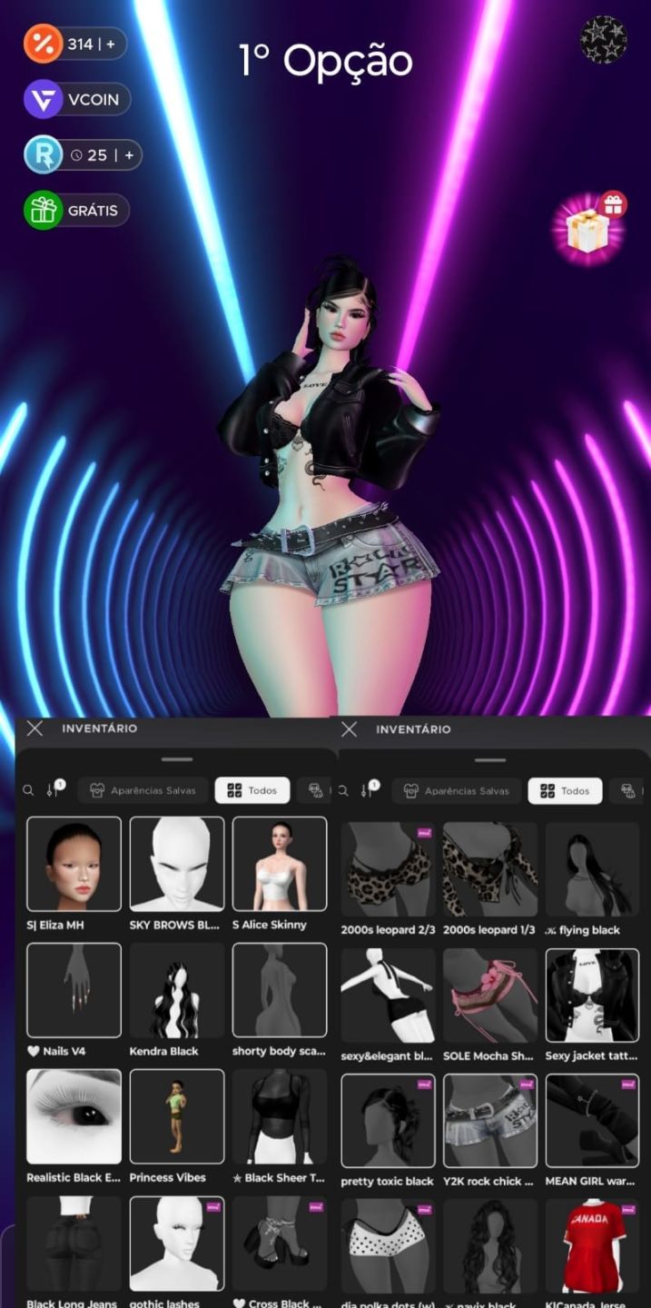 Contas de IMVU femininas