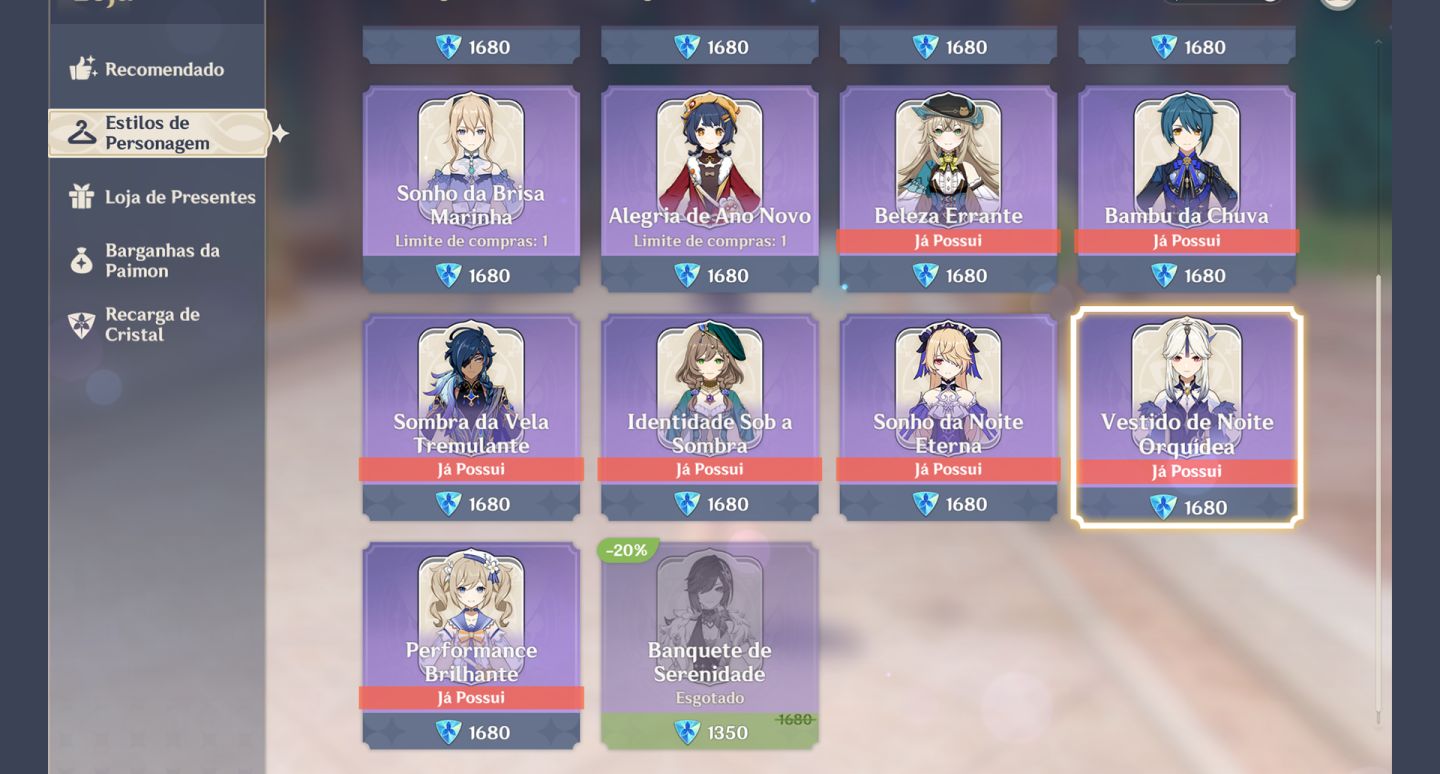 AR60 RARA Arlecchino C3R1, Skirk C2R1, Mavuika C1R1, Neuvi C1R1, Escoffier C1R1