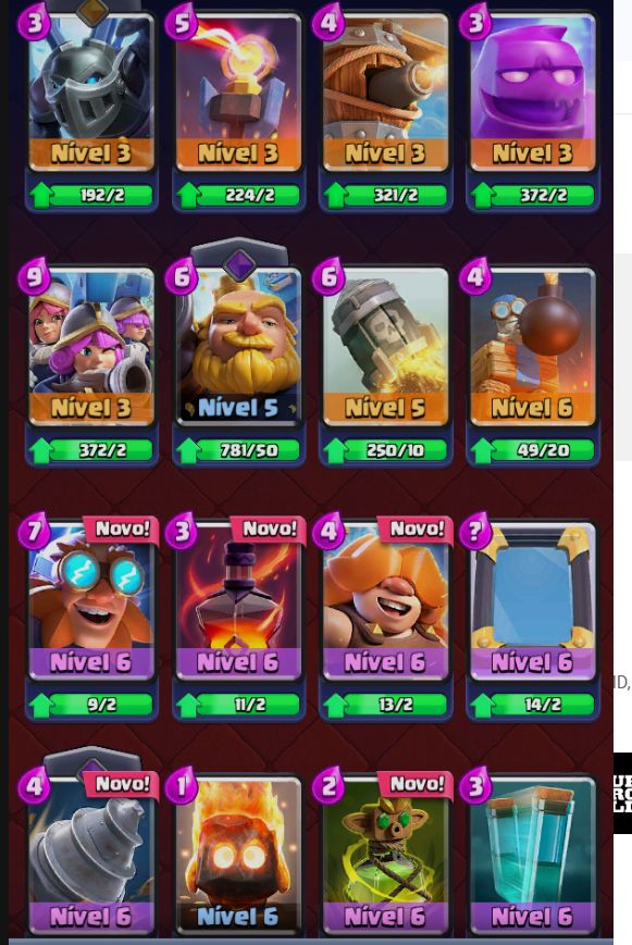 CLASH ROYALE BEM DECK BEM UPADO COM 2 EVOS 8100 TROFEIS 340K DE OURO