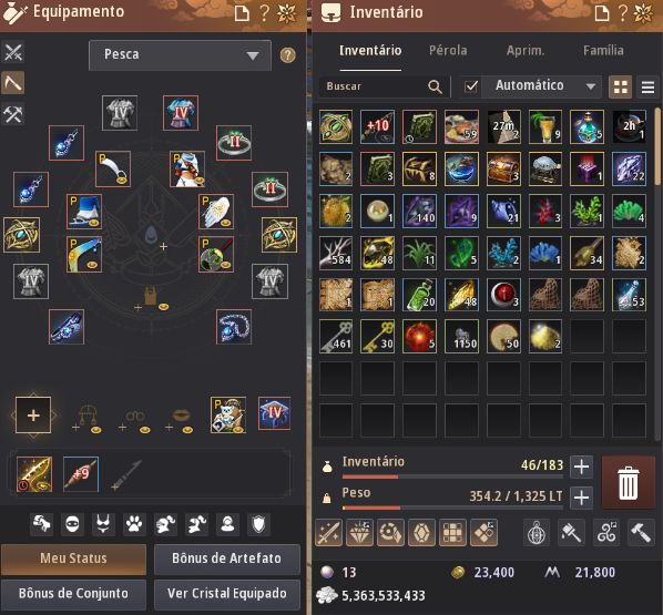 Conta de Black desert 865 GS