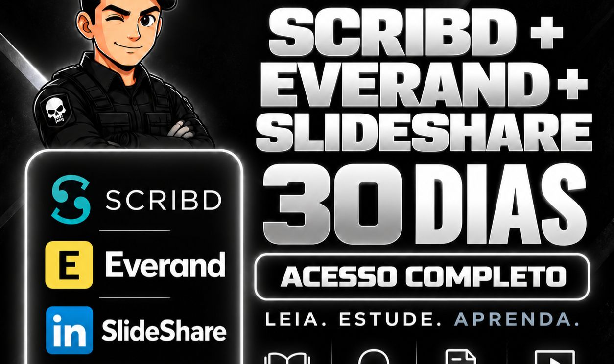 Scribd + Everand + Slideshare Premium 30 Dias (PRIVADO)