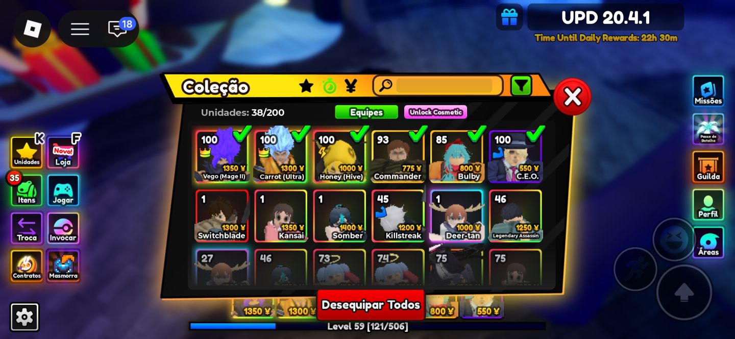 Conta anime adventures com aizen unique full SSS e fused hero double unique