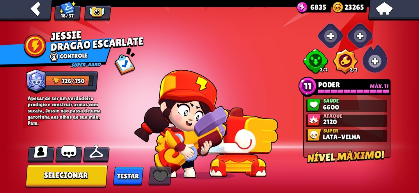 [CONTA RARA DE BRAWL STARS, REI FRANK, COLETTE TRIXIE, COLT AGENTE IMPERIAL]