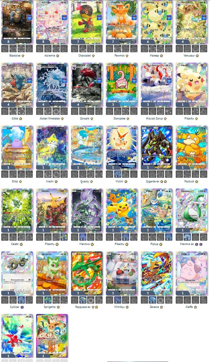 Pokémon TCG Pocket | Todas 3 | 25k+ Cartas | Todos os Eventos incluindo Premium