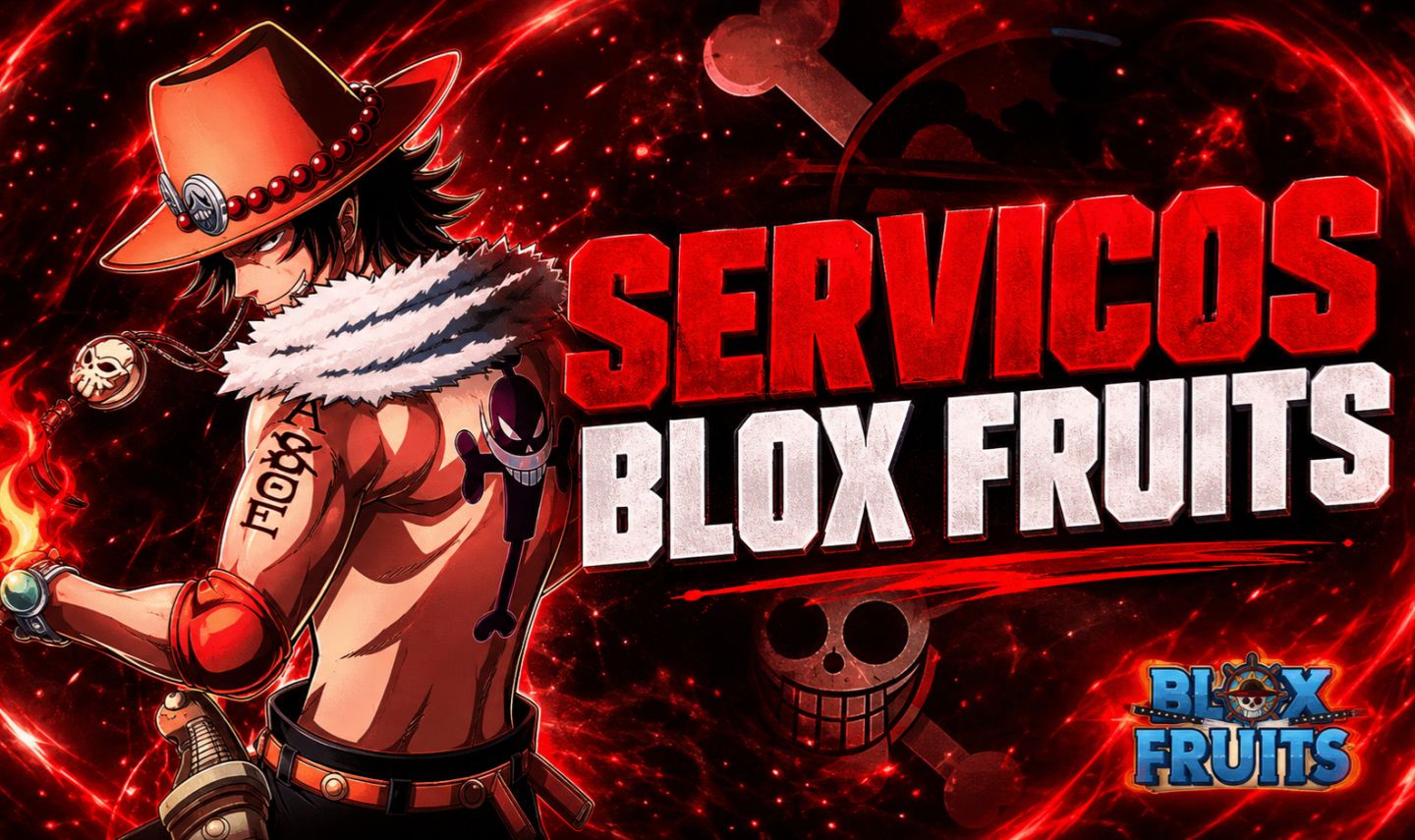 Blox Fruits | Serviços Rápidos e Seguros | Level, Raças, Frutas e Mais