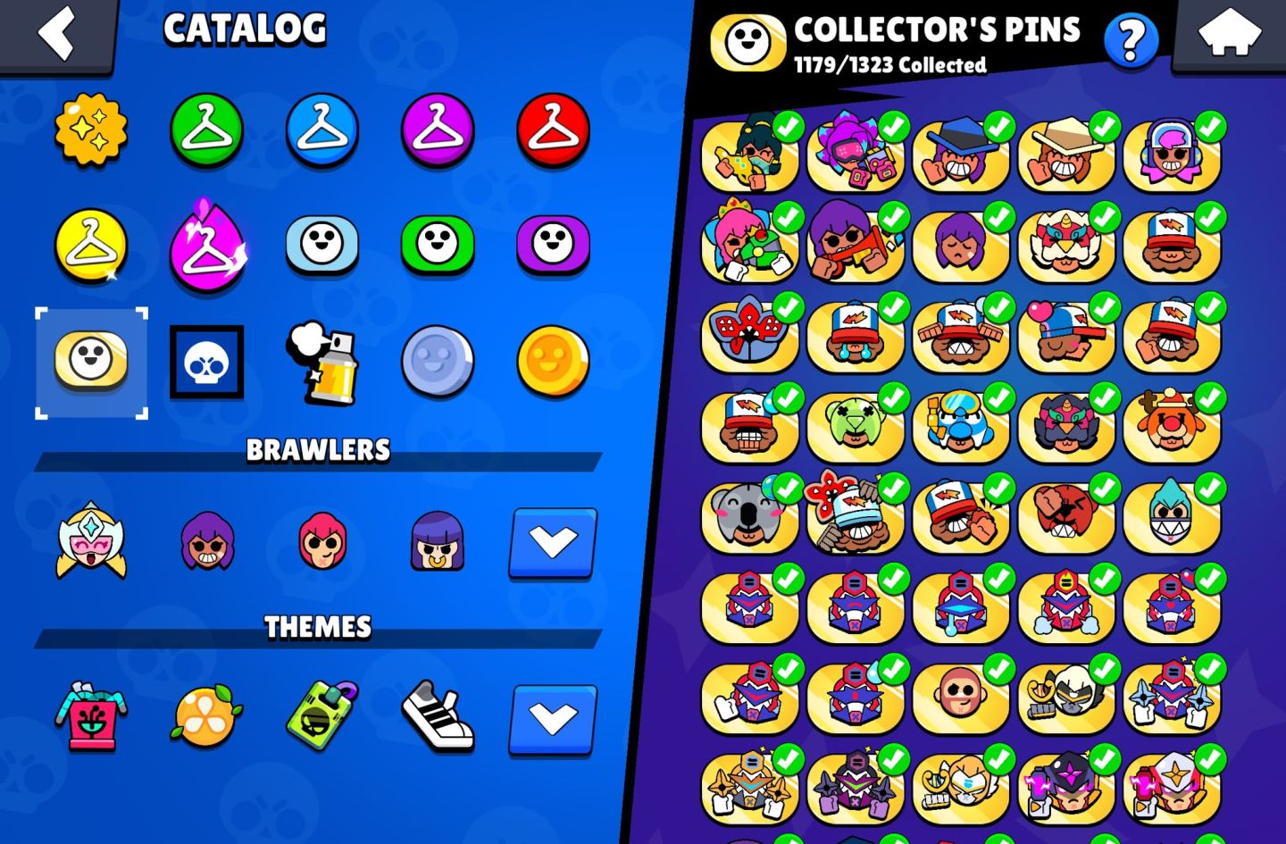 Conta Brawl Stars 103k trofeus || Todas hypercargas e 29 classe 35 legado