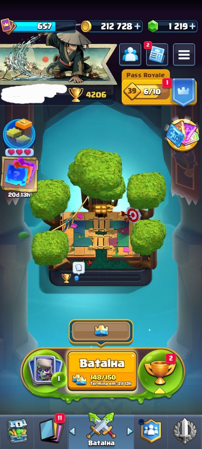 CONTA BOA DE CLASH ROYALE PRA SAIR LOGO !!!! ( COM RONIN )