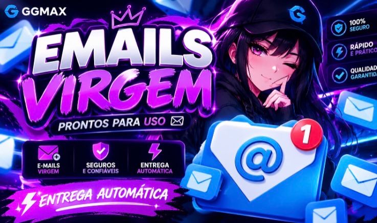 EMAIL VIRGEM | E-MAIL NOVO | ENTREGA AUTOMÁTICA