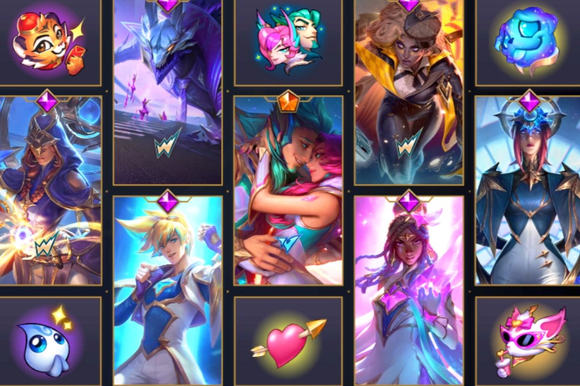 Conta wild Rift 77 Skin quase todos campeões Conta valorant lvl 10